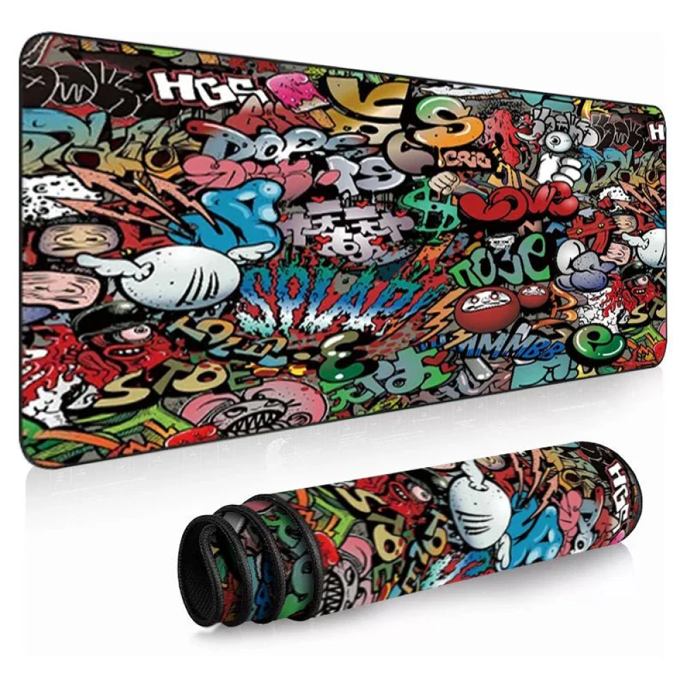 Mousepad Gamer Graffiti Xxl 90x40cm