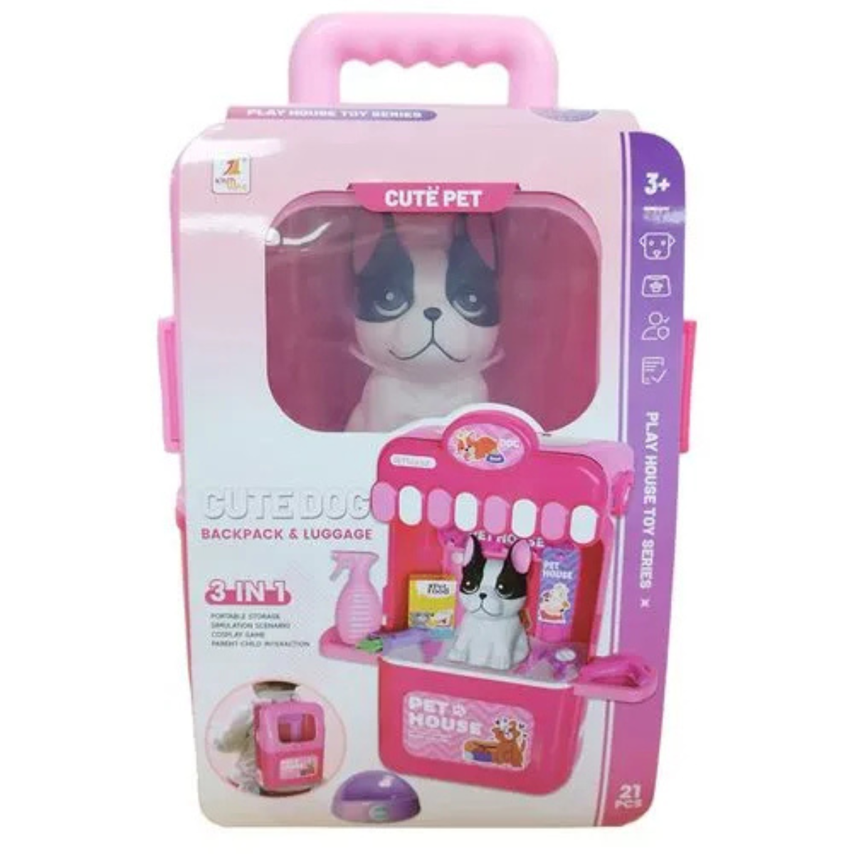 Juguete set tienda mascota 2 en 1